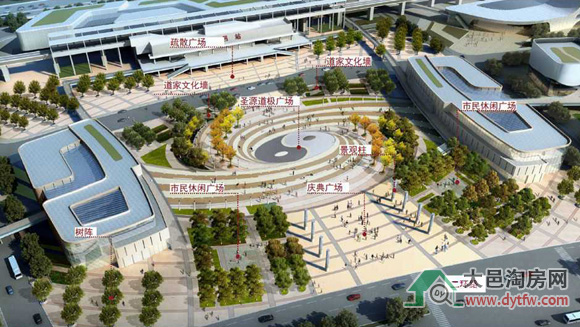 成蒲铁路大邑站站前广场规划设计方案出炉 商业布局提前打探