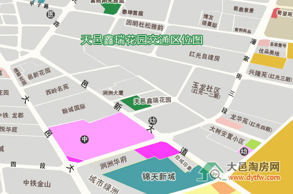 大邑天邑鑫瑞花园尾盘销售挂牌均价6430元/平