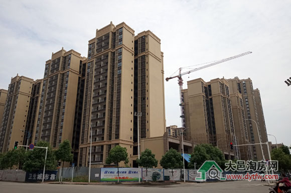 大邑香槟大道2019年5月最新施工进度情况