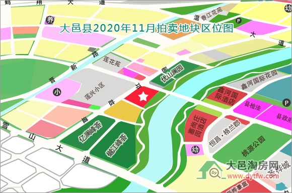 430万/亩起 大邑桃源西区一宗土地11月将拍卖