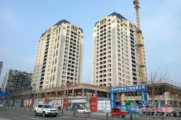 大邑圣桦公馆2期2021年1月最新施工进度情况