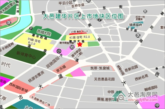 第二次上市的大邑建华片区纯住宅地块流拍