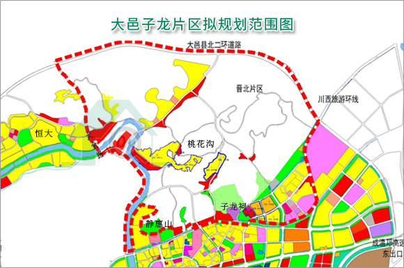 大邑将启动子龙片区城市设计及控规编制