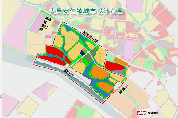 大邑县安仁镇这个片区将进行城市设计和控规编制