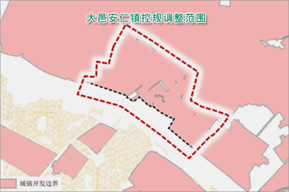 大邑县安仁镇这个片区将进行城市设计和控规编制