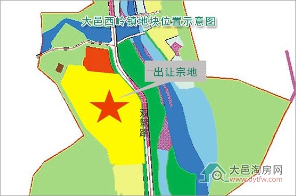 大邑西岭镇云华村商业地块上市 起始价85万/亩