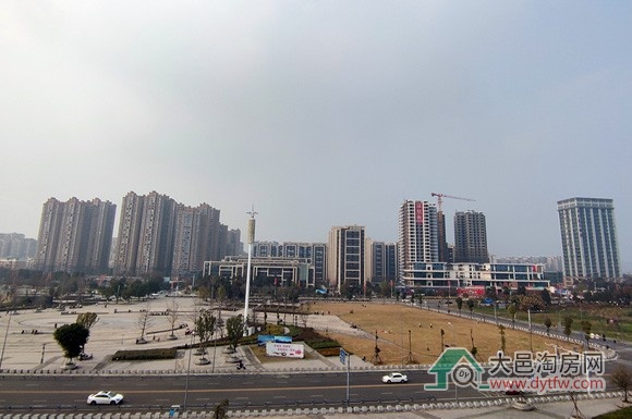 2023年12月大邑县城主要楼盘住宅成交面积情况