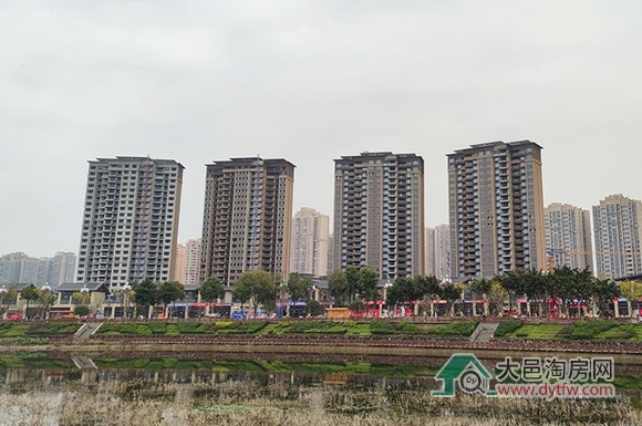 2024年2月大邑县城主要楼盘住宅成交面积情况