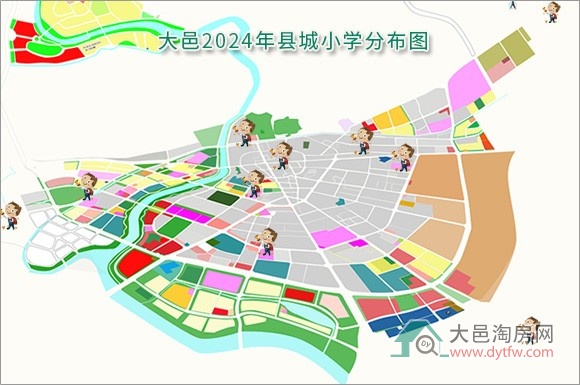 大邑县城区小学2024年招生划片范围出炉