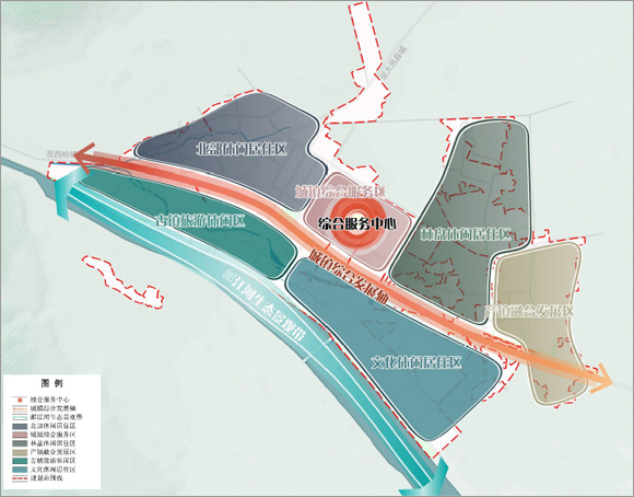 大邑2021-2035新规划明确新场镇区功能结构规划