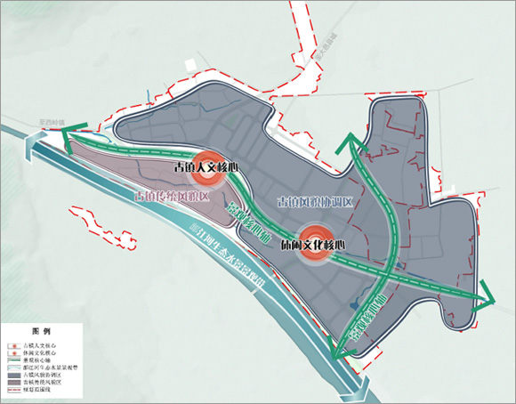 大邑新规划明确场镇镇镇区景观风貌结构规划