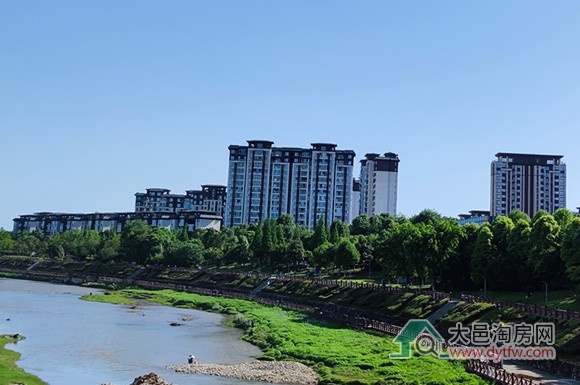 2024年4月大邑县城主要楼盘住宅成交面积情况