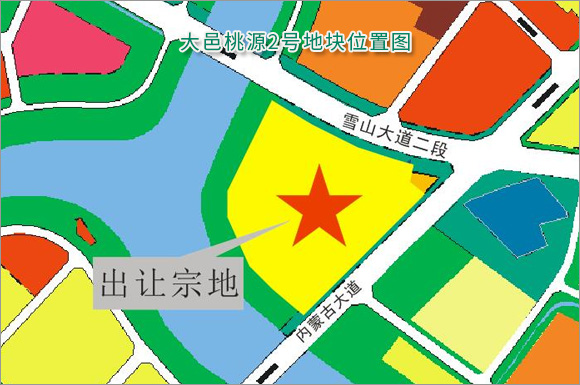 高新区与大邑合资子公司拿下桃源2号地块