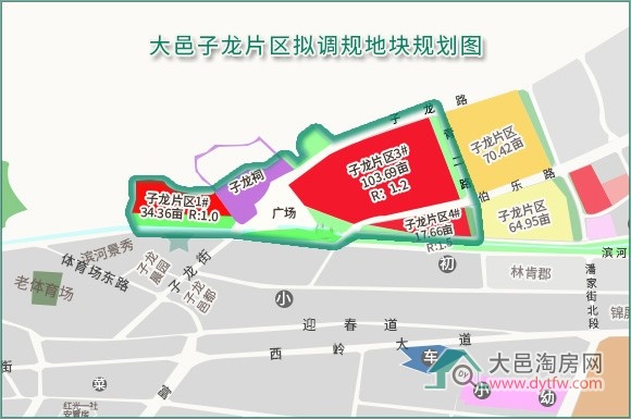 大邑子龙片区规划拟进行重大调整