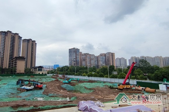 大邑县博物馆2024年10月施工进度 附设计效果图