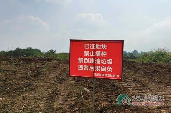 大邑王滩新动态 这块地平整后将上市?