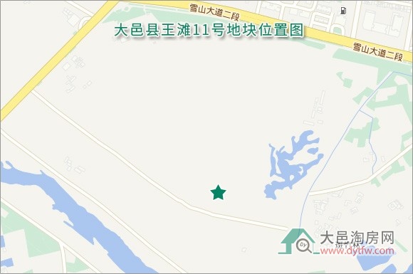 大邑县城王滩11号地块上市 起拍价150万/亩