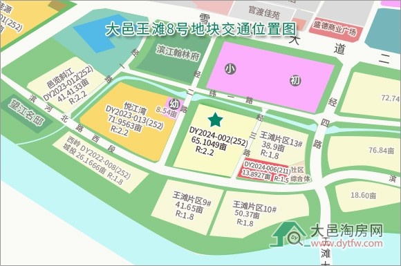 大邑县城王滩8号地块上市 起拍价297.71万/亩