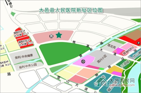 大邑县人民医院迁建项目2月施工进度更新