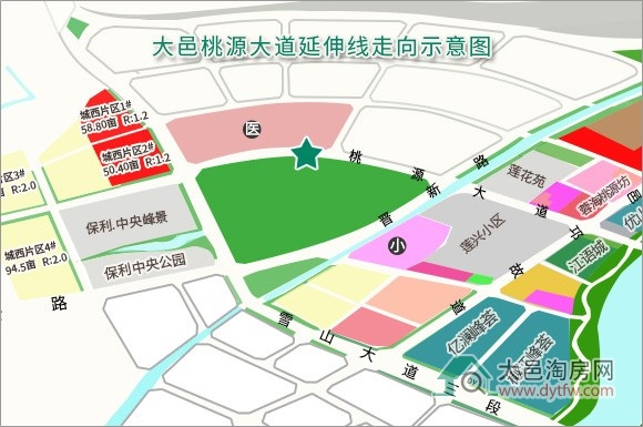 大邑桃源大道延伸线迎来新动态