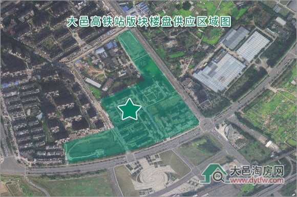 大邑县城五大主力板块房地产格局解析