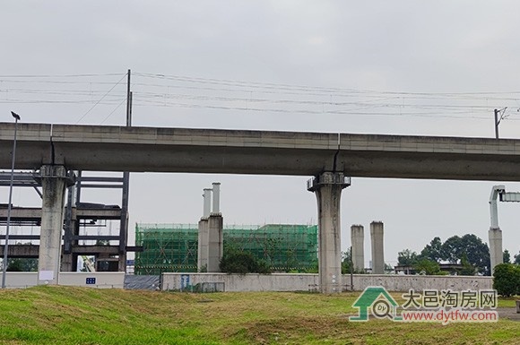 大邑新客运站2025年6月建设进度