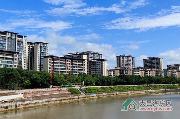 2025年6月大邑县城主要楼盘住宅成交面积情况