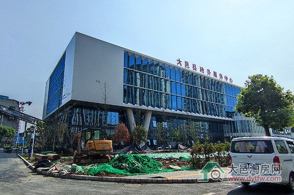大邑新政务服务中心建设已进入尾声