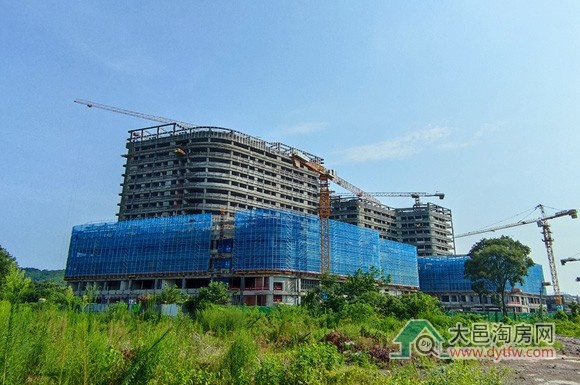 大邑县两所医院2025年8月建设进度