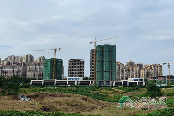 2025年8月大邑县城主要楼盘住宅成交面积情况