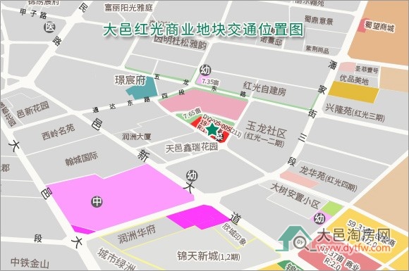 溢价!大邑红光商业地块今日成功出让